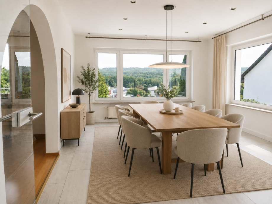 Einrichtungsvorschlag, digitale Visualisierung Einfamilienhaus Dettenhausen